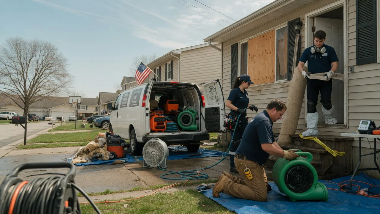Water Damage Restoration in Achille, OK near me